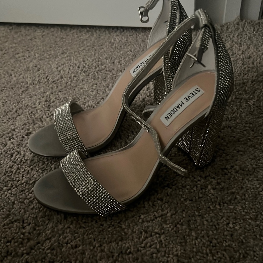 steve madden sparkling heels